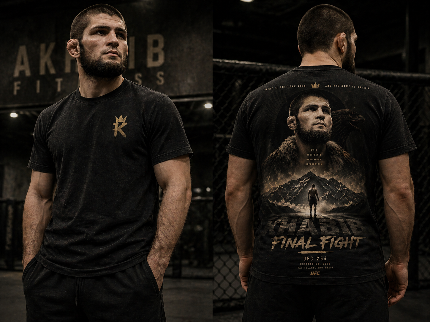 Khabib 'Final Fight' UFC 254 Vintage Tee